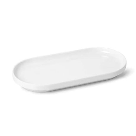 s-pdpxl Accessories Tray, Curvino Collection, Melamine - White - Image 1