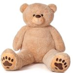 Gift Huggable & Soft Giant Teddy Bear -Light Brown - 140cm