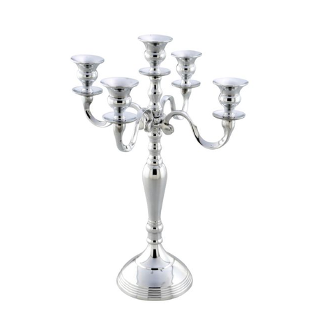 s-pdpxl Candle Stand 5 Burner - Silver - Image 1