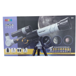 STEM Astronomical Telescope with Phone clip, tripod and eyepieces - Yellow