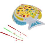 Educational Fishing Toy with 3 Fishing Rod and 15 Fish