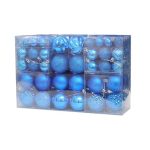 92 Piece Christmas Balls Christmas Tree Ornaments Set for Holiday Party - Blue