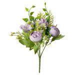 Artificial Peony Mini Bunch - 25cm - Set of 6