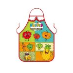 Kids Reusable DIY Fruit & Vegetable Design Creative Artistic Drawing Apron