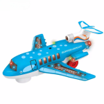 Electric Aircraft With Light & Music For Kids - Red