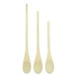 3 Kitchen Multipurpose Wooden Mixing Pin Spoons for Baking, Cooking or Pap