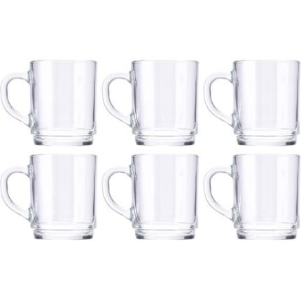 250ml Arc Stackable Tempered Mug - Set of 6