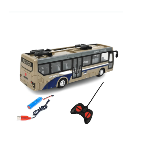 s-pdpxl Remote Control Bus with Realistic Interior Toy - Image 1