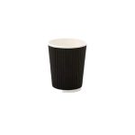 Ripple Cup Black 250ml - 50 Pack