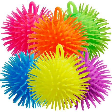 s-pdpxl Squeeze Puffer Fidget Balls - 6 Pack - Image 1
