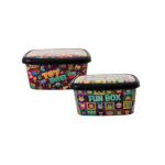 SD Homeware- Decorated Storage Containers 12L