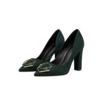 Emerald Green Elegance Heels - UK 7