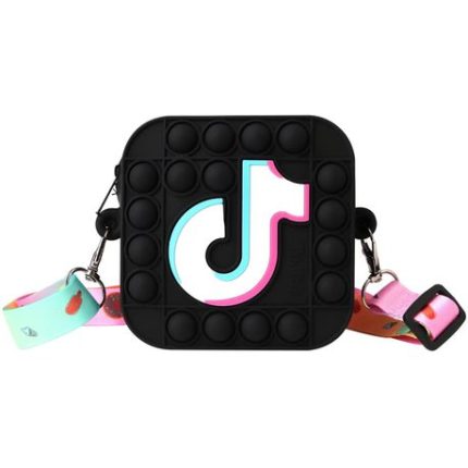 Tik-Tok Pop-IT Shoulder Bag Purse In Fashion Tie Tok Shoulder Bag Pop-It - Purple
