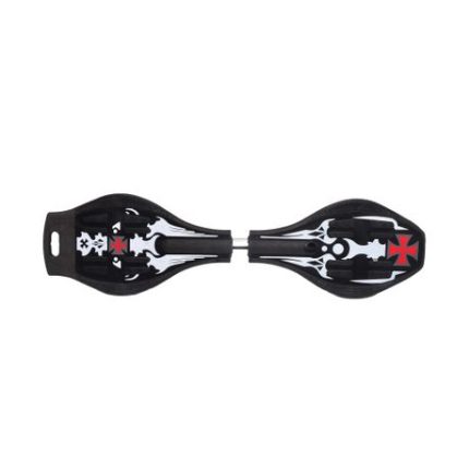 Wave Board Skate Board with Carry Bag - 86x23cm - Black