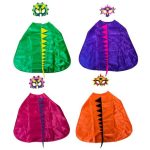 Kids Dinosaur Mask & Cape Dress Up Set (Set of 4) - 1 Pack