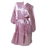 Short Satin Gown - L