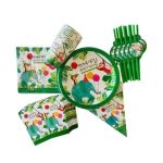 Kids Jungle Theme Party Pack Tableware - Serves 10 - 4 Pack