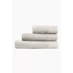 Cotton Single Border Towel (Taupe) - Bath Sheet