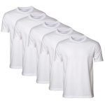Pepper Unisex T-Shirt - White - 5 Pack - M