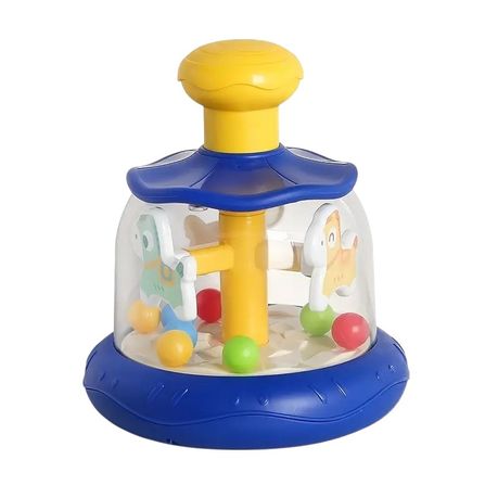 s-pdpxl Press & Rotate Carousel Toy - Mint Green - Image 1