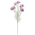 Artificial Lilac Iris Flower 67cm - Set of 3