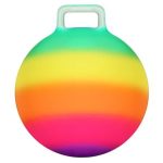 Kids Ride On Rainbow Hopper Ball - 4 Pack