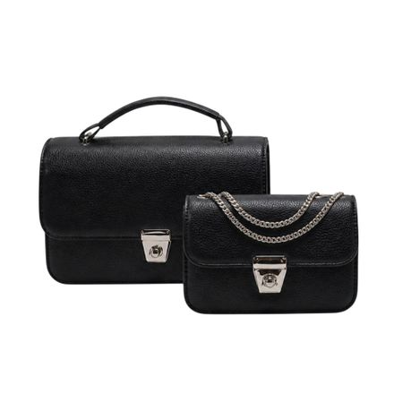 s-pdpxl 2 Piece Women's Handbag Set - Maroon - Image 1