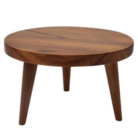s-pdpxl Acacia Wood Cake Stand Riser 28 cm - Image 1