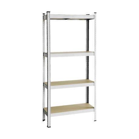 s-pdpxl Galvanised 4 Tier Steel Storage Shelf (700 mm) - Image 1