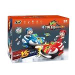 2 Throw Bumper Cars With Led Lights & Music