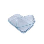 Rectangular Glass Oven-Safe Baking Roasting & Casserole Dish Set 1L & 2.2L
