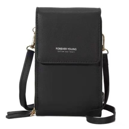 Crossbody Sling Bag 11.5 x 19 x 6cm Cellphone Pouch Touch Screen 9067 - Brown