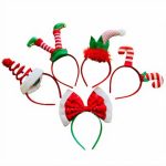 Christmas Party Alice Bands (5 Piece) - 1 Pack