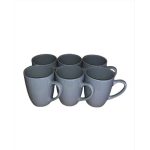 Mug Set of 6 - Grey