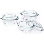 Round Glass Casserole Dish Set