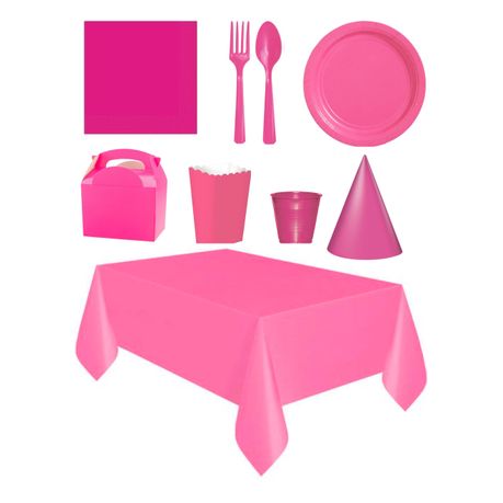 s-pdpxl Party Decor 9 Piece Set Pink - Image 1