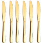 Gold Stainless steel Table Knife - 48 Piece