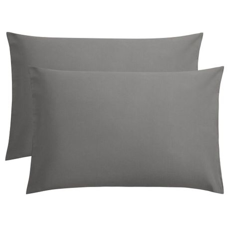 s-pdpxl 100% Cotton Pillowcase - Grey- Standard - Image 1