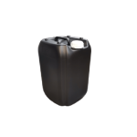25Lt Black Plastic PolyCan with Screw Cap