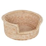 Handmade Natural Pet Bed Basket - M