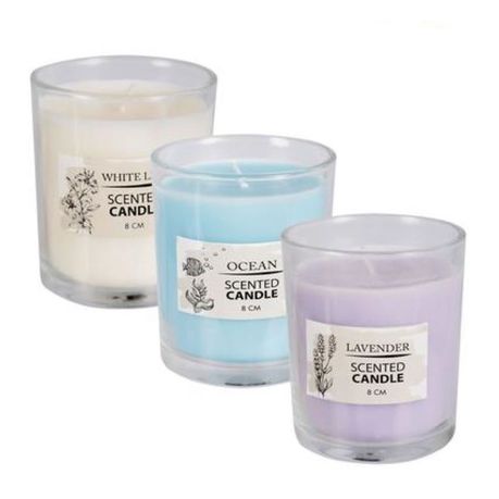 s-pdpxl 6 Scented Glass Candle Set - Image 1