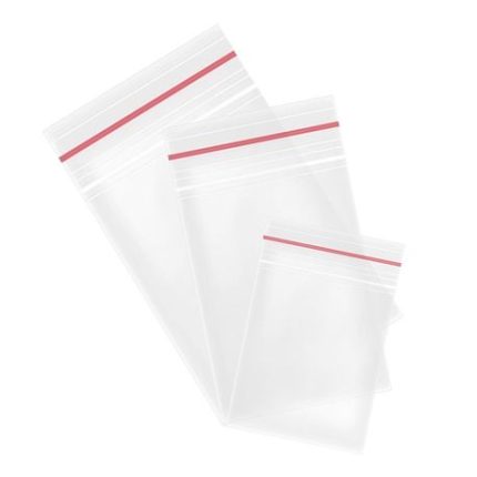 M-Zipper Bag 215mmx315mmx40micron 100 Piece