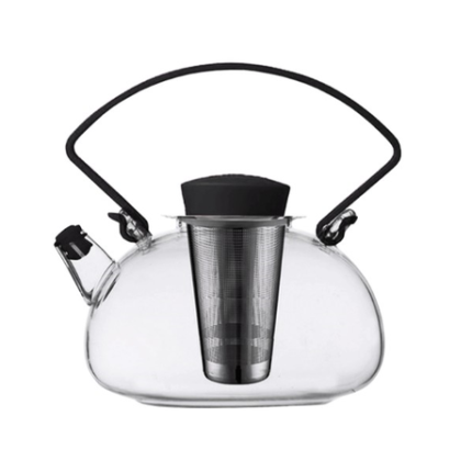 Glass Infused Teapot 1L - Blue