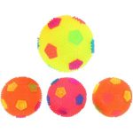 Light Up Squeeze Spike Bouncy Ball For Babies & Toddlers -10cm - 6 Pack