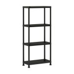 4 Tier Shelf - Black (300 x 600 x 1350mm)