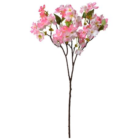 s-pdpxl Artificial Pink Cherry Blossom Flower 75cm - Image 1
