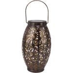 Outdoor Solar LED Oval Hanging Lantern