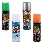 Party Decor Silver Spray, Snow In A Can & Silly String