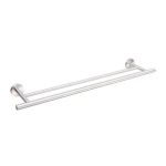 Double Towel Rail, Stainless Steel - 700mm