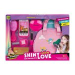 Shiny Love Handbag and Make up Set